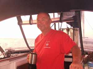 Leader with coffee