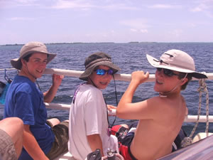 Boys on rail