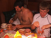 Making sandwiches