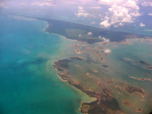 Abaco from the air