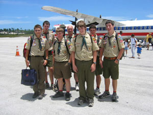 Crew at airport